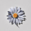 Magnet fleur bleu clair