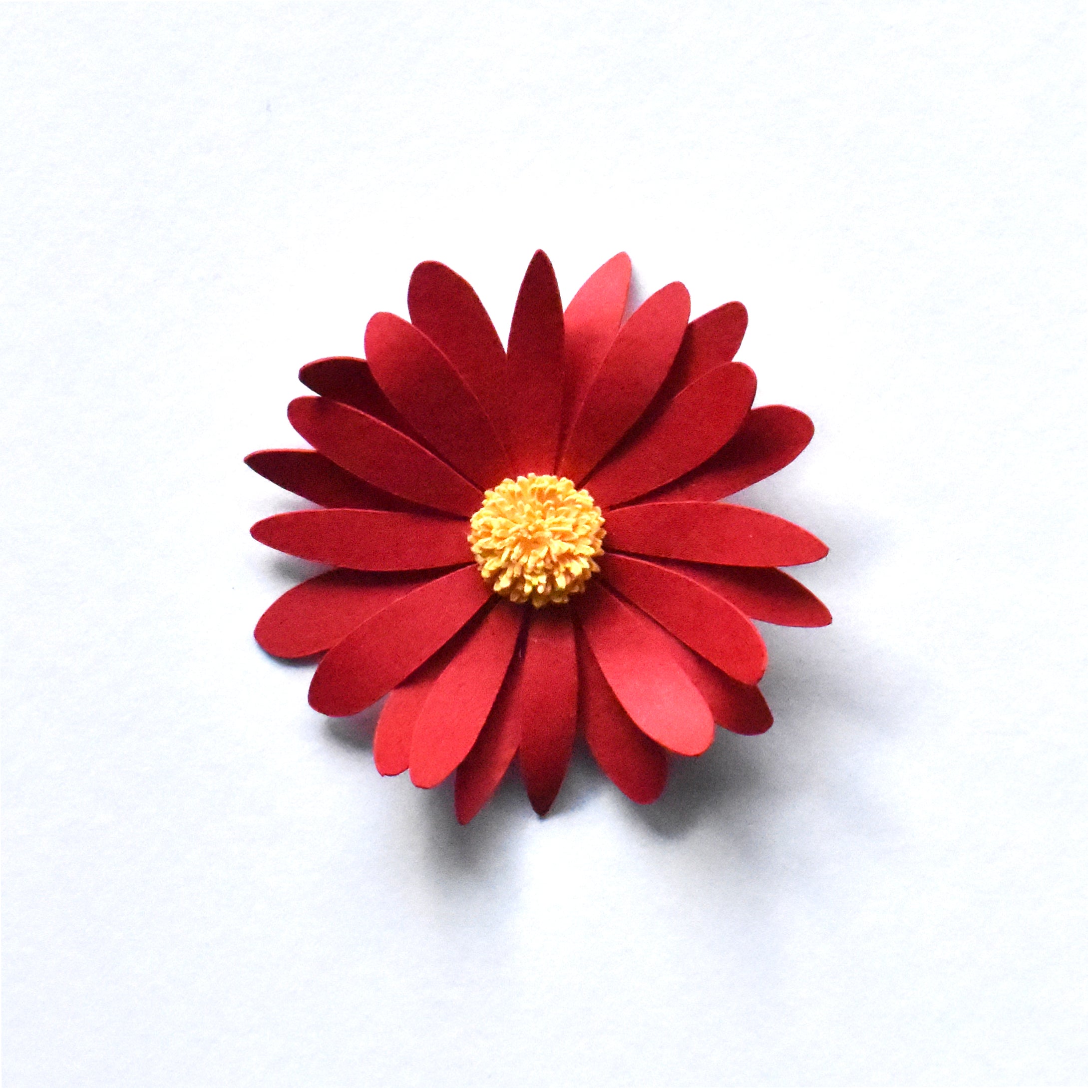 Magnet fleur rouge