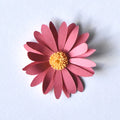 Magnet fleur vieux rose