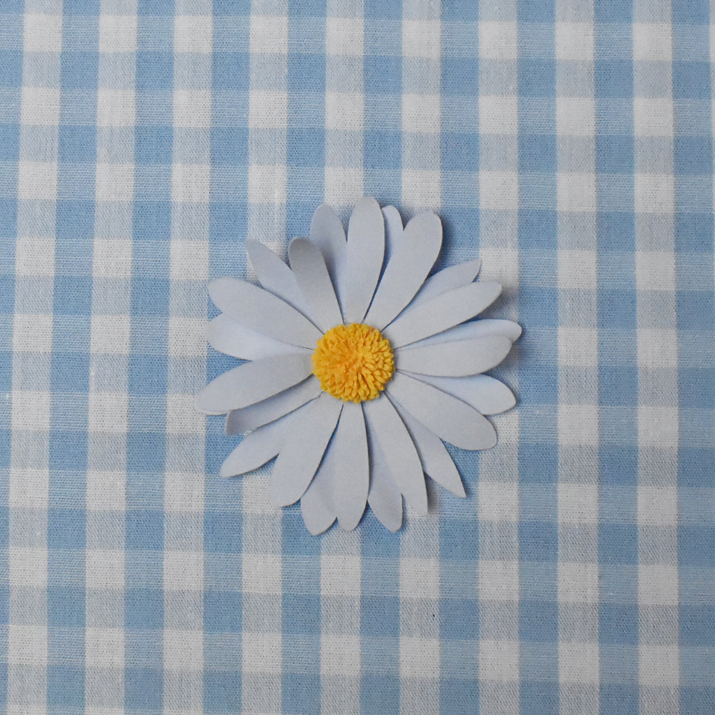 Magnet fleur bleu clair
